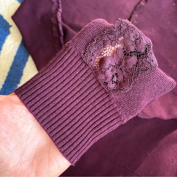 🍇 ORSAY PURPLE LACE WOVEN LONG SLEEVE DRESS! - Picture 11 of 14